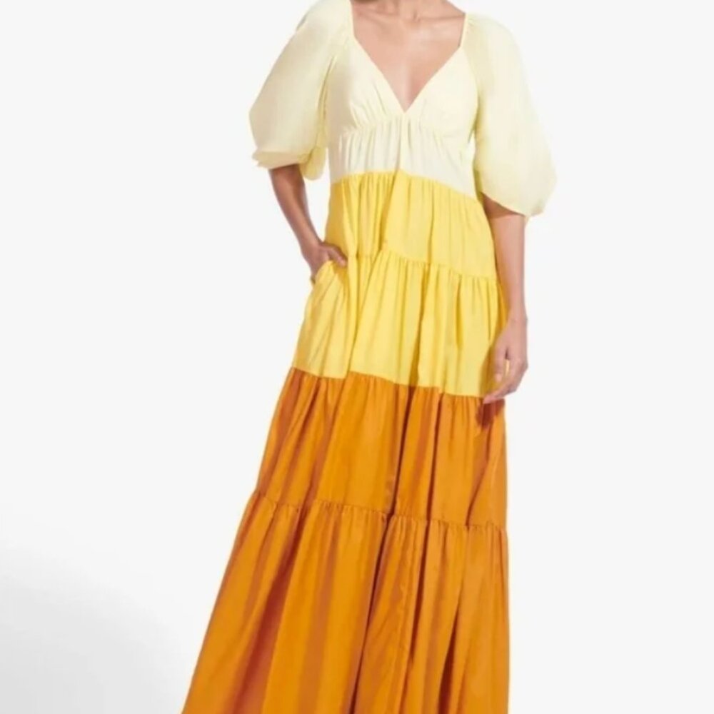 STAUD Meadow Maxi Dress - Size XS - Picture 2 of 5